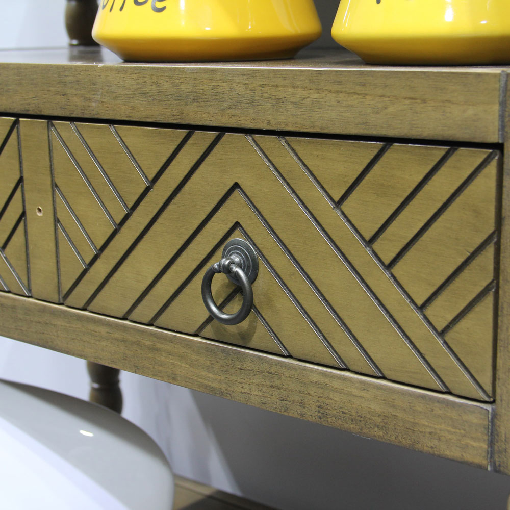 Solid Acacia Wood 6-Tier Bookcase with Drawer – Freestanding Storage Shelf - Image 10