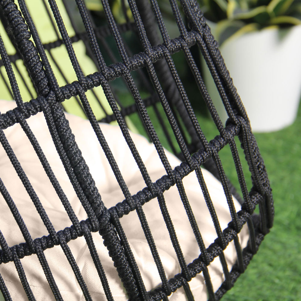 Modern Woven Rope Cat Bed with Removable Cushion – Stylish Indoor Pet Lounge - Image 20