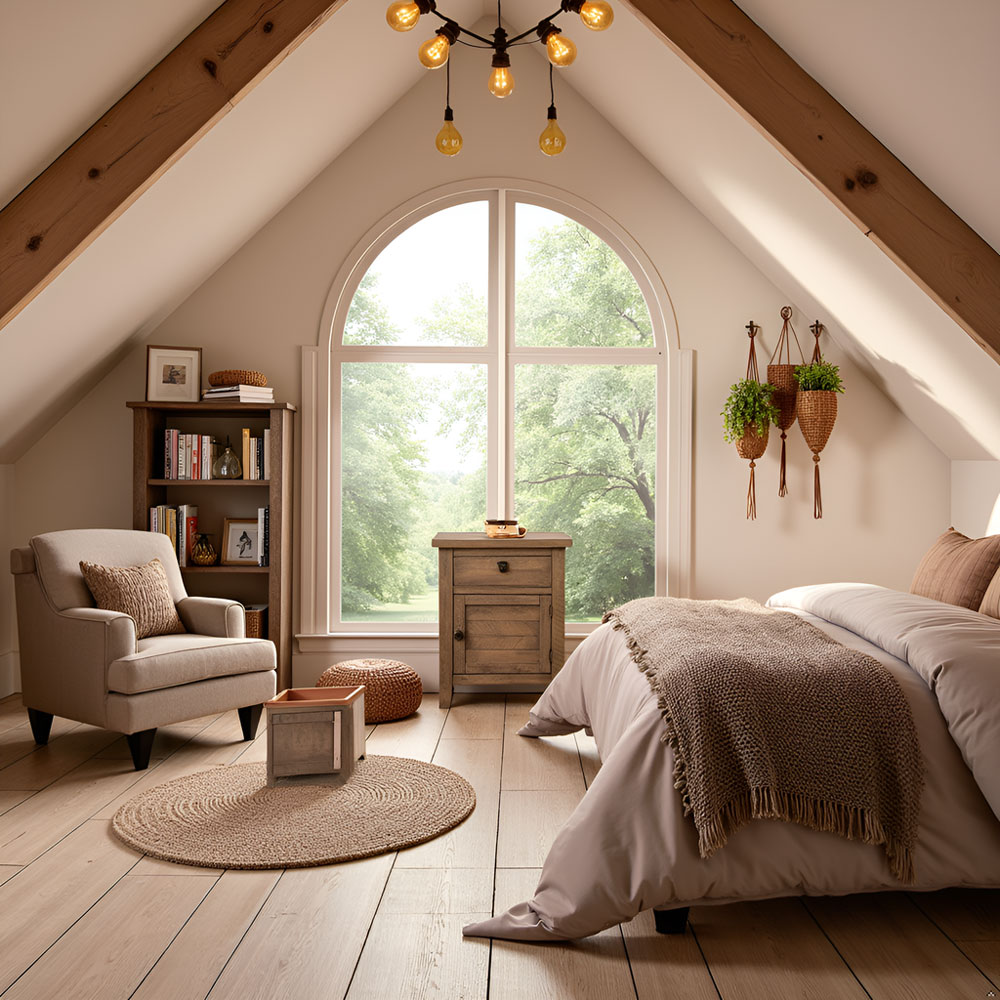 Solid Acacia Wood Nightstand – Rustic Gray Bedside Cabinet Storage Table - Image 19