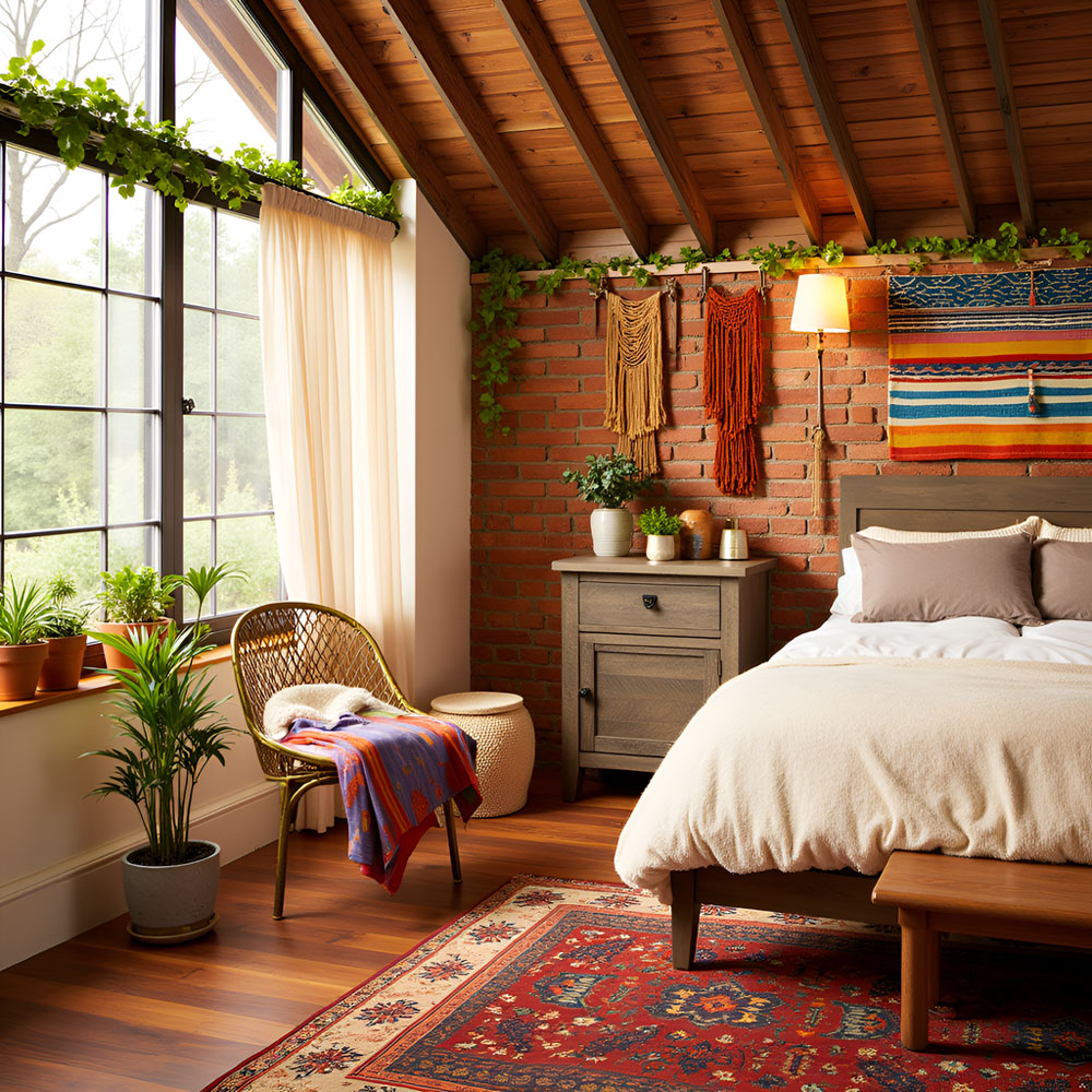 Solid Acacia Wood Nightstand – Rustic Gray Bedside Cabinet Storage Table - Image 3