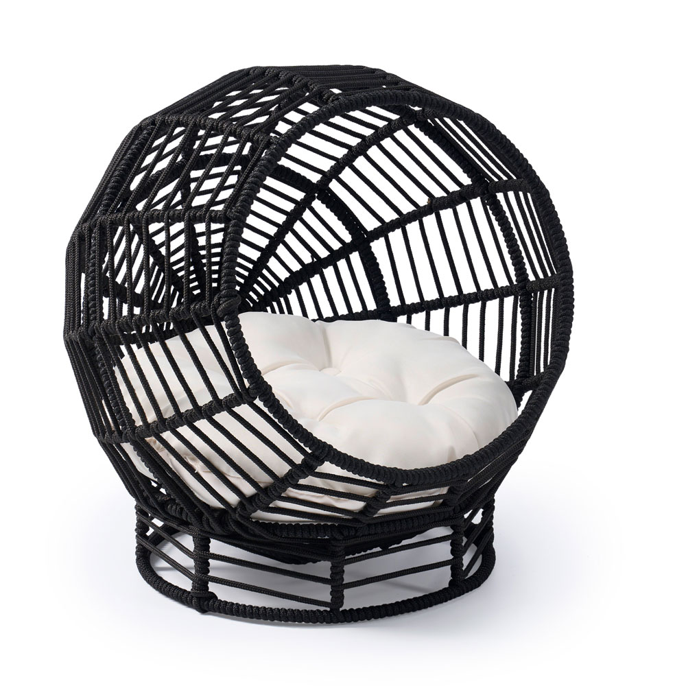 Modern Woven Rope Cat Bed with Removable Cushion – Stylish Indoor Pet Lounge - Image 10