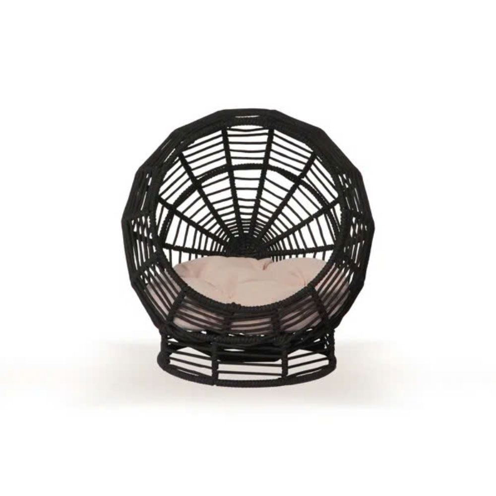 Modern Woven Rope Cat Bed with Removable Cushion – Stylish Indoor Pet Lounge - Image 5