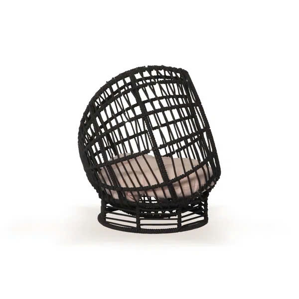 Modern Woven Rope Cat Bed with Removable Cushion – Stylish Indoor Pet Lounge - Image 3